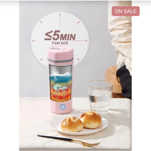 Portable Quick Boiling Mini Thermos - Picture 2 of 8